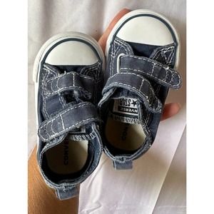 CONVERSE-Chuck Taylor All Star Easy-On Hook and Loop sneaker, Blue/Infant US SZ4